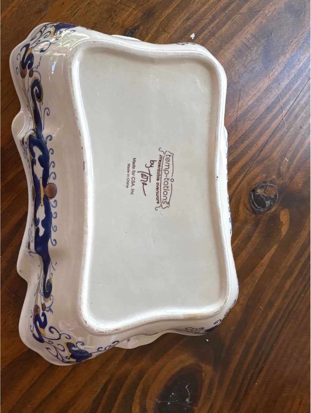 Temp-tations Presentable Ovenware by Tara Ceramic Serving Dish